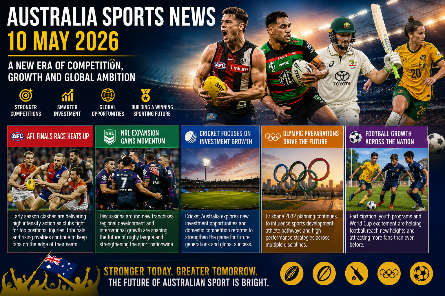 Australian Sport Powers Into a New Era of Competition Growth and Global Ambition
